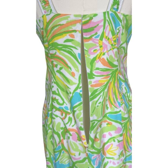 Lilly Pulitzer Multicolored Elephant Ears Print Fryer Shift Dress Sz 2 - Picture 6 of 10